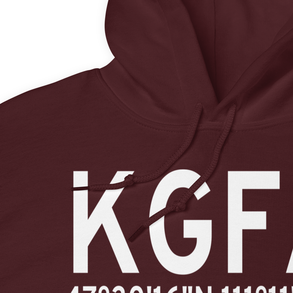 Malmstrom Air Force Base (KGFA) ICAO Hoodie Sweatshirt 