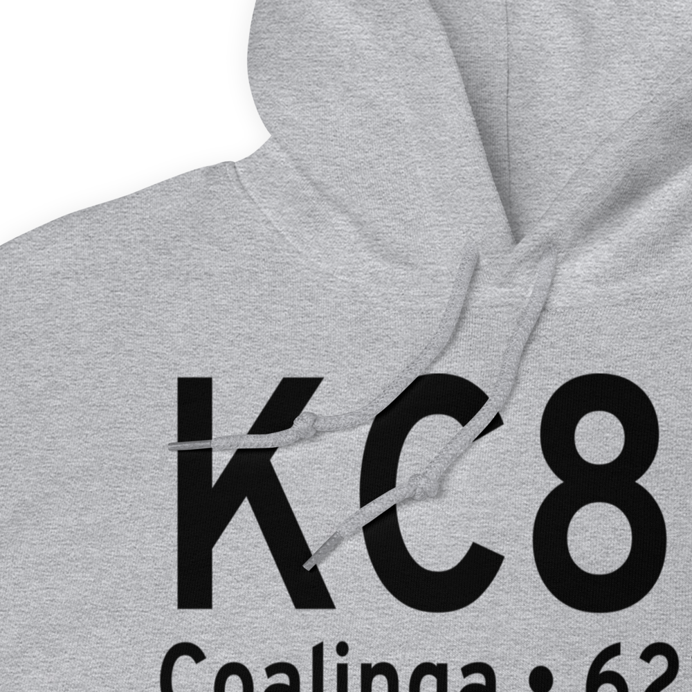 New Coalinga Municipal Airport (KC80) ICAO Hoodie Sweatshirt 
