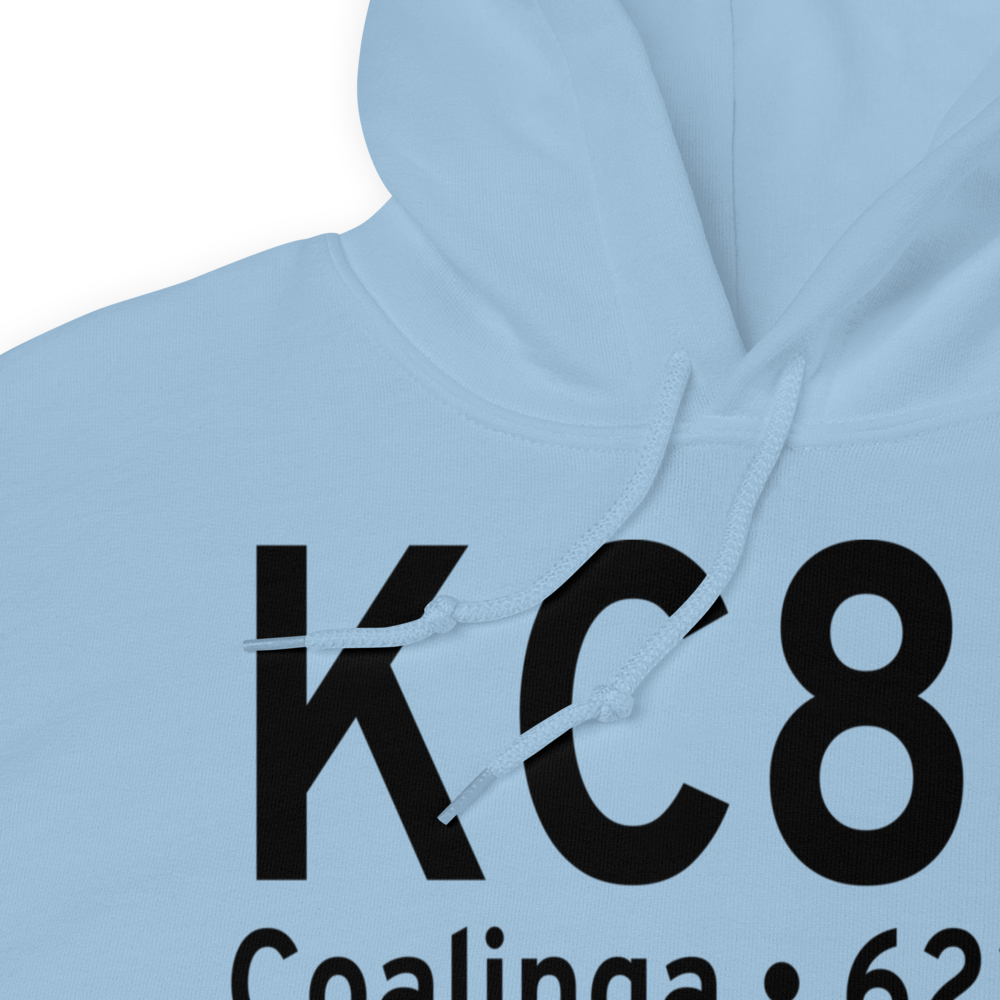 New Coalinga Municipal Airport (KC80) ICAO Hoodie Sweatshirt 