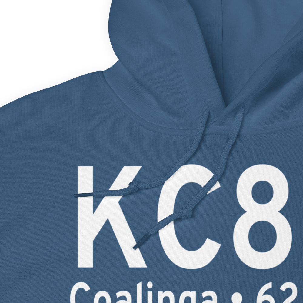 New Coalinga Municipal Airport (KC80) ICAO Hoodie Sweatshirt 