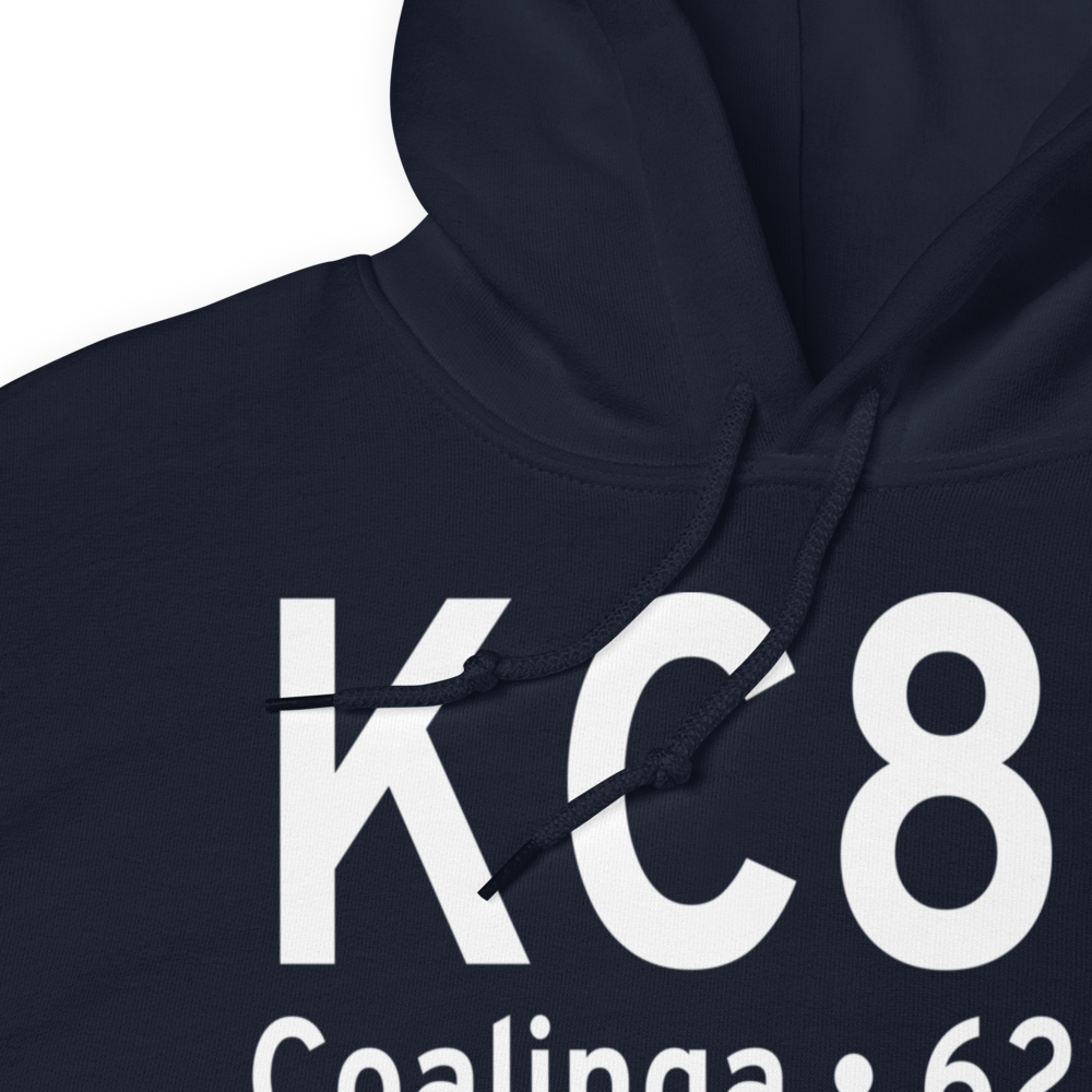 New Coalinga Municipal Airport (KC80) ICAO Hoodie Sweatshirt 