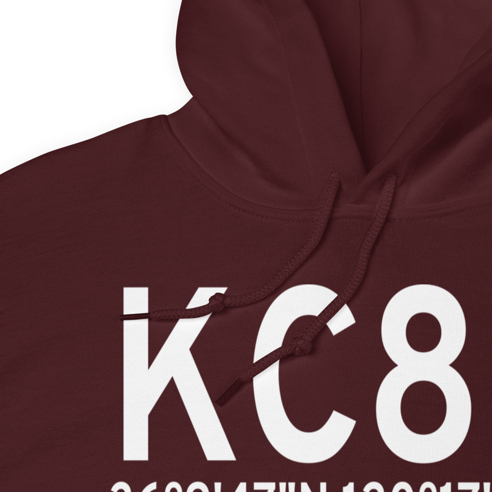 New Coalinga Municipal Airport (KC80) ICAO Hoodie Sweatshirt 