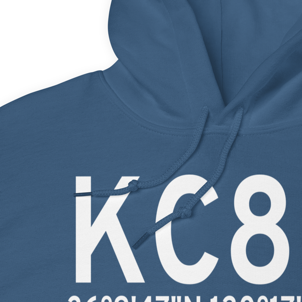 New Coalinga Municipal Airport (KC80) ICAO Hoodie Sweatshirt 