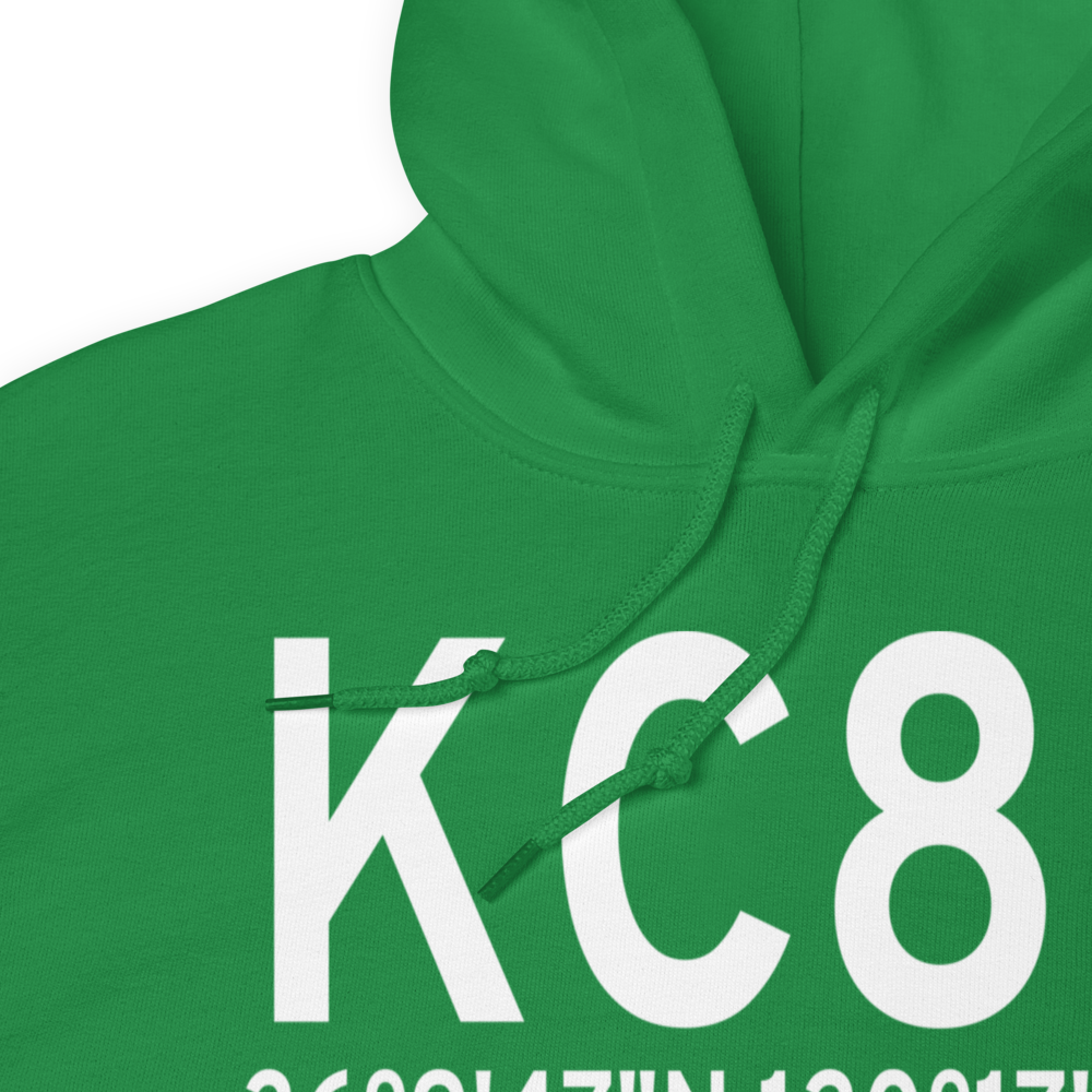 New Coalinga Municipal Airport (KC80) ICAO Hoodie Sweatshirt 
