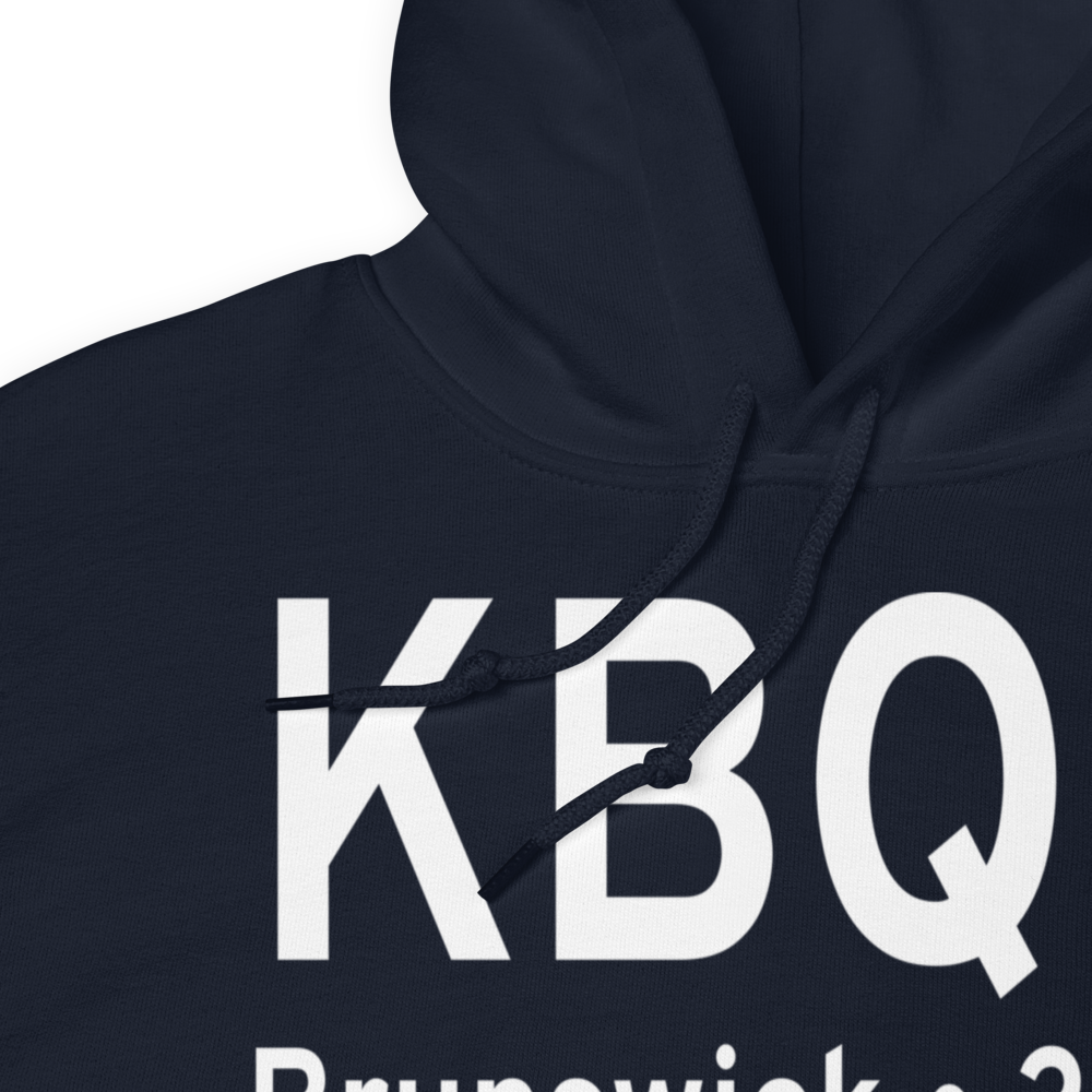 Brunswick Golden Isles Airport (KBQK) ICAO Hoodie Sweatshirt 