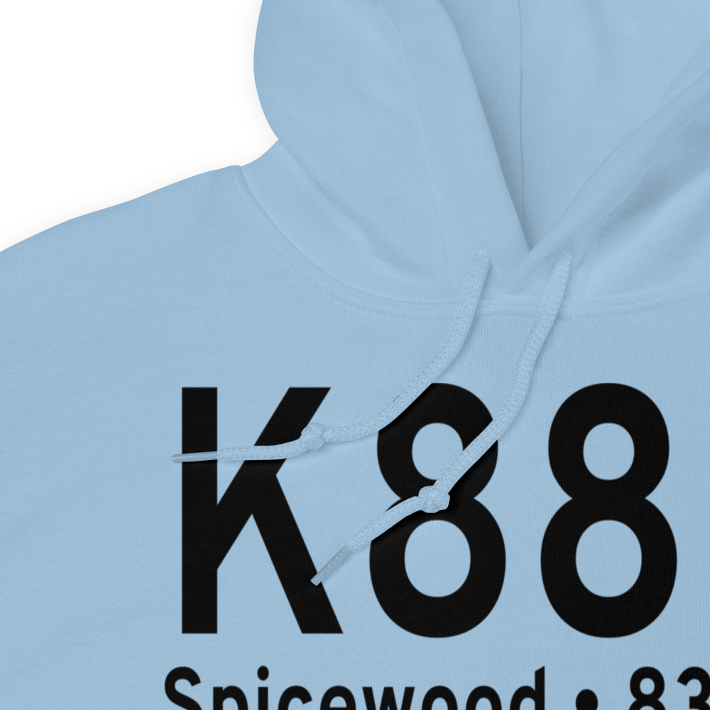 Spicewood Airport (K88R) ICAO Hoodie Sweatshirt 