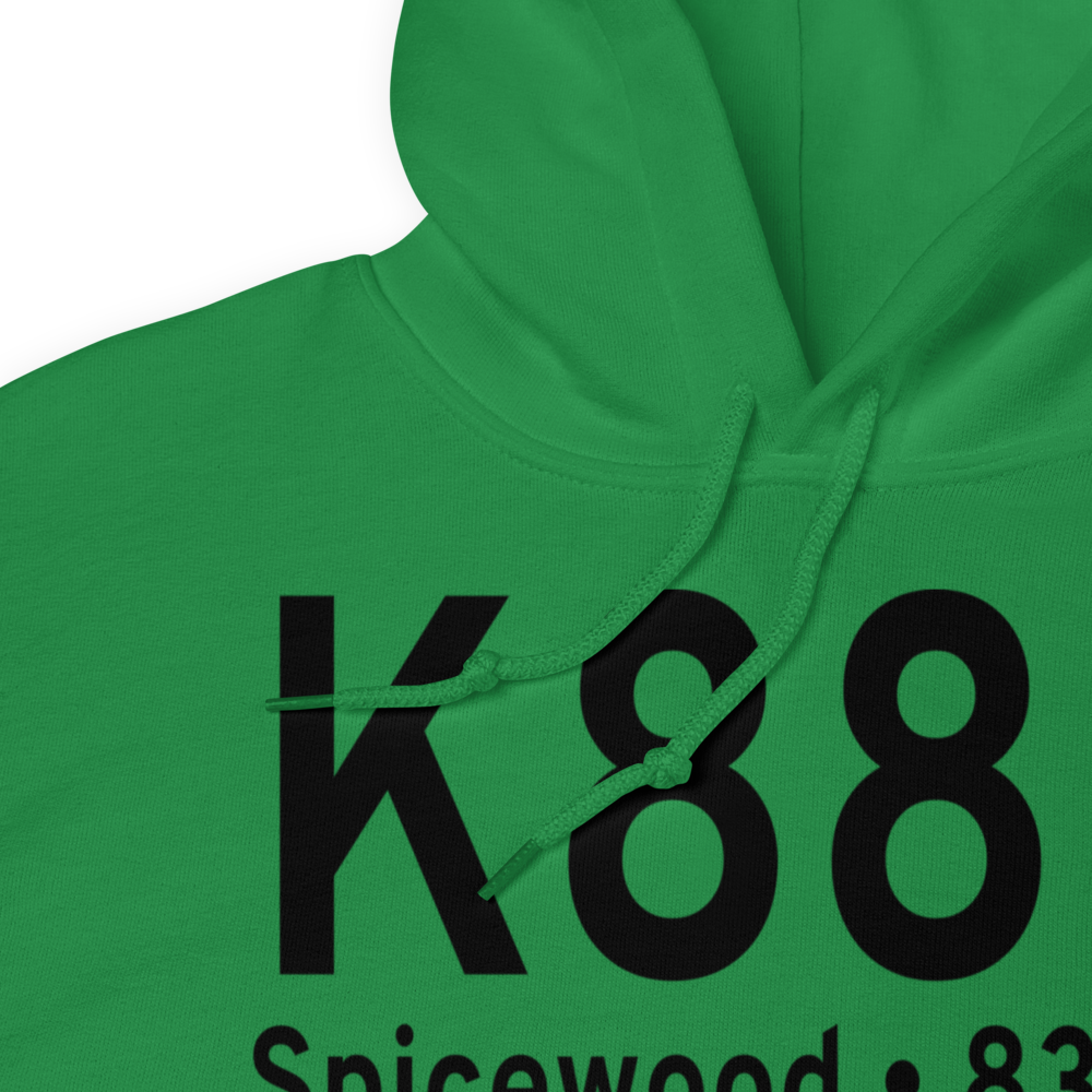 Spicewood Airport (K88R) ICAO Hoodie Sweatshirt 