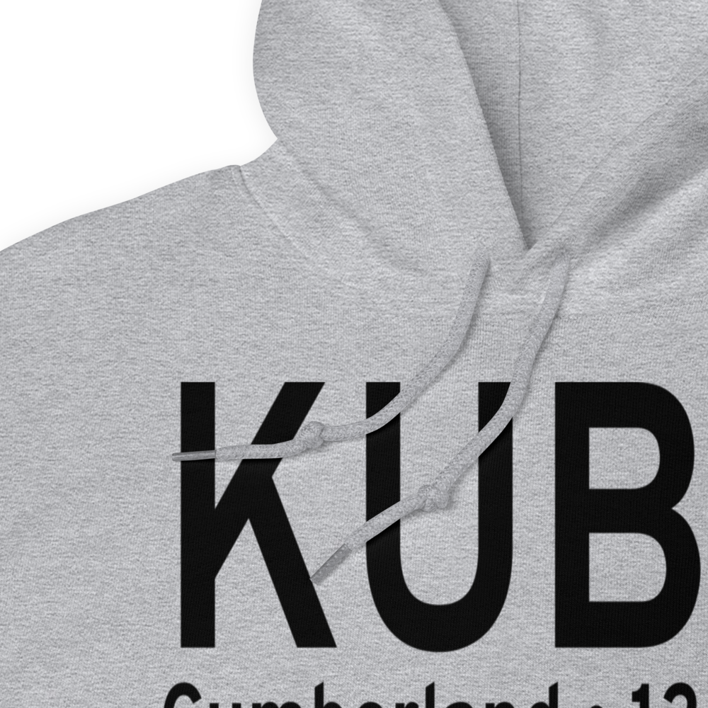 Cumberland Municipal Airport (KUBE) ICAO Hoodie Sweatshirt 
