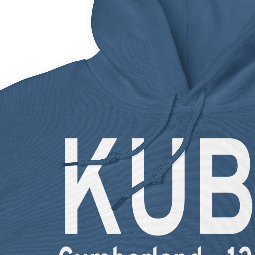 Cumberland Municipal Airport (KUBE) ICAO Hoodie Sweatshirt 