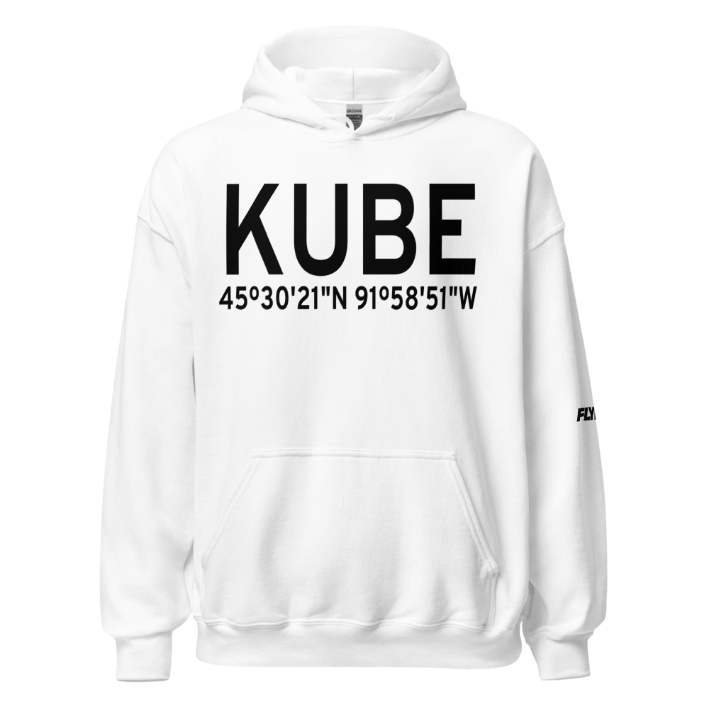 Cumberland Municipal Airport (KUBE) ICAO Hoodie Sweatshirt 