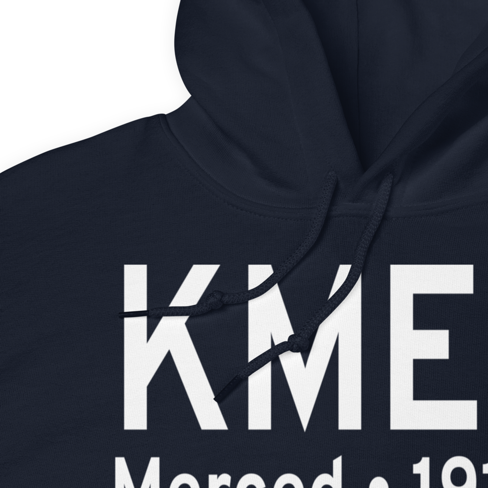 Castle Airport (KMER) ICAO Hoodie Sweatshirt 