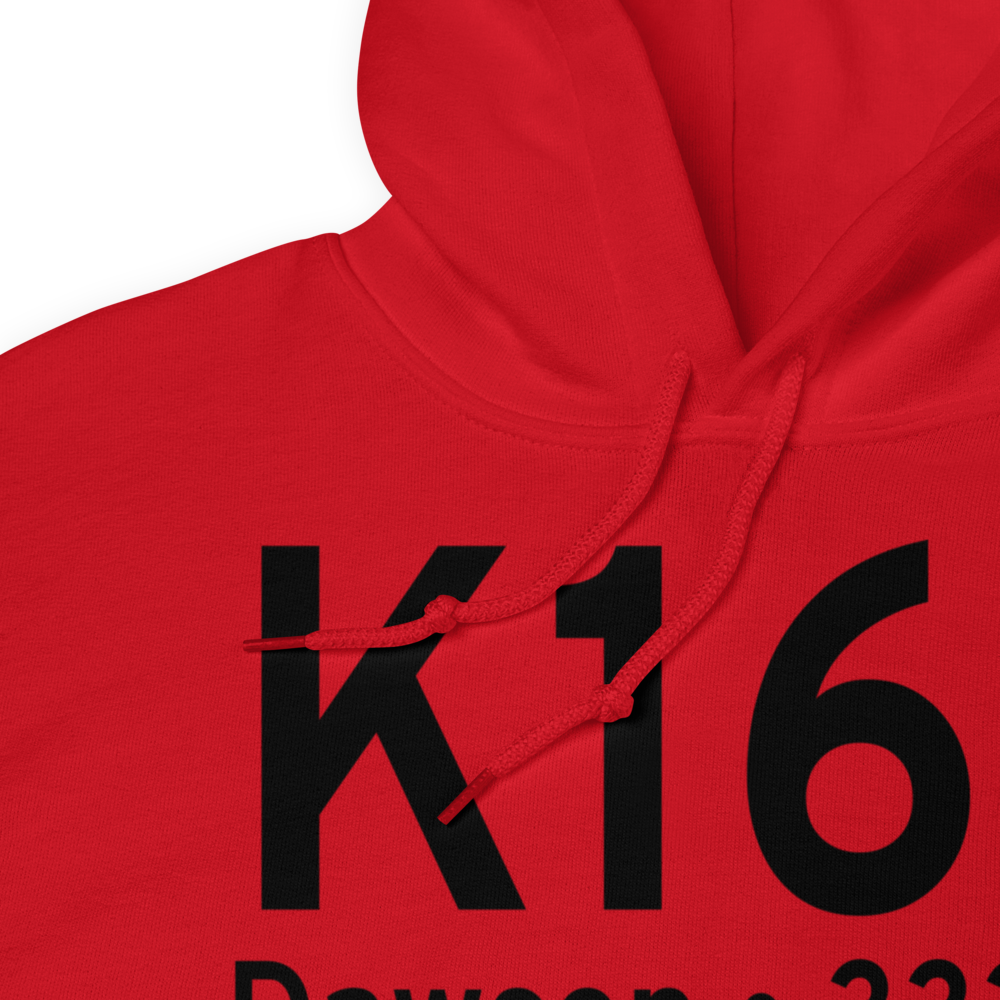 Dawson Municipal Airport (K16J) ICAO Hoodie Sweatshirt 