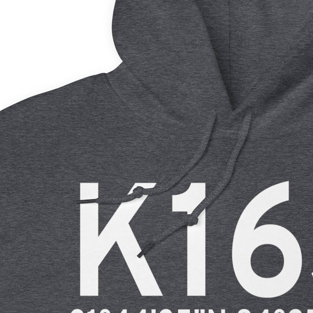 Dawson Municipal Airport (K16J) ICAO Hoodie Sweatshirt 