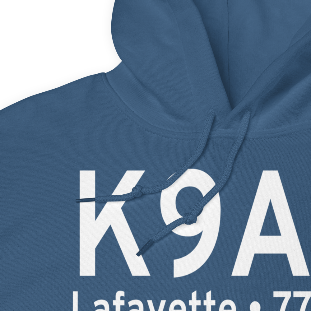 Barwick Lafayette Airport (K9A5) ICAO Hoodie Sweatshirt 