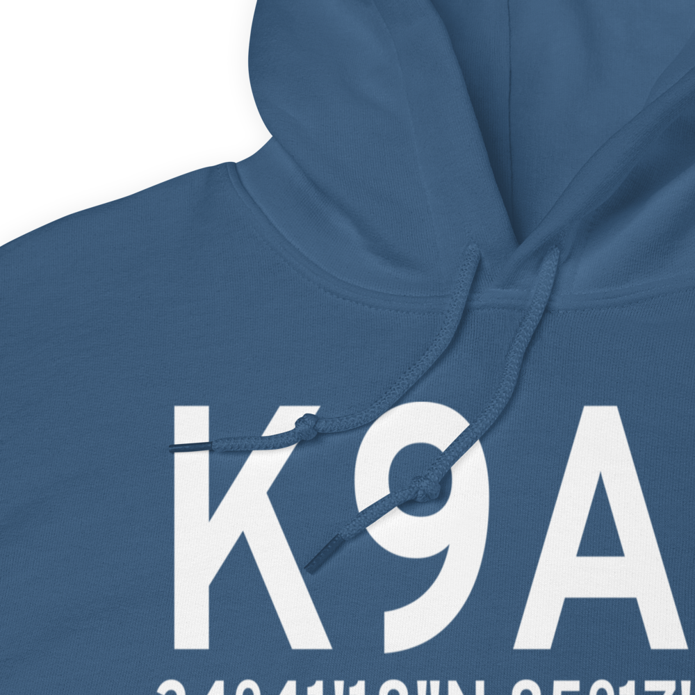 Barwick Lafayette Airport (K9A5) ICAO Hoodie Sweatshirt 