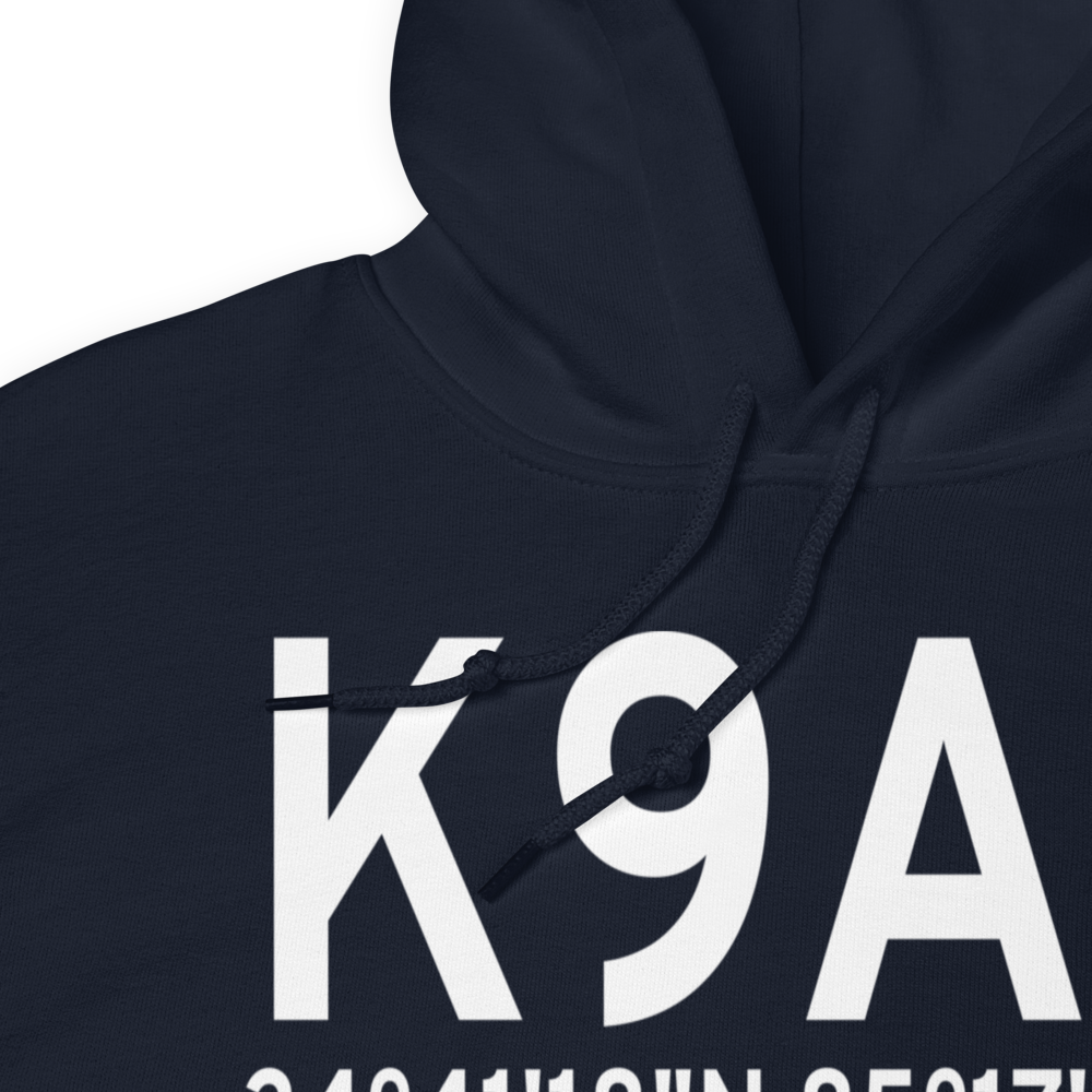 Barwick Lafayette Airport (K9A5) ICAO Hoodie Sweatshirt 