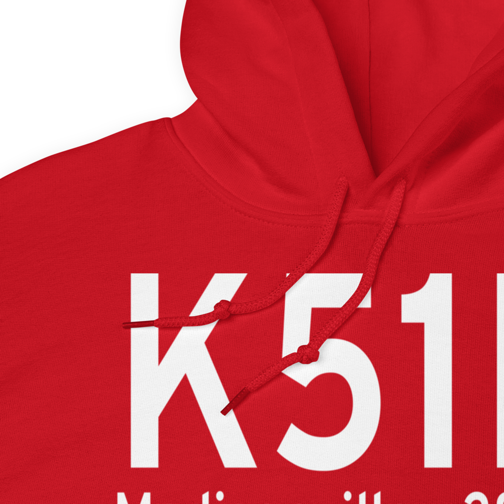 Madisonville Municipal Airport (K51R) ICAO Hoodie Sweatshirt 