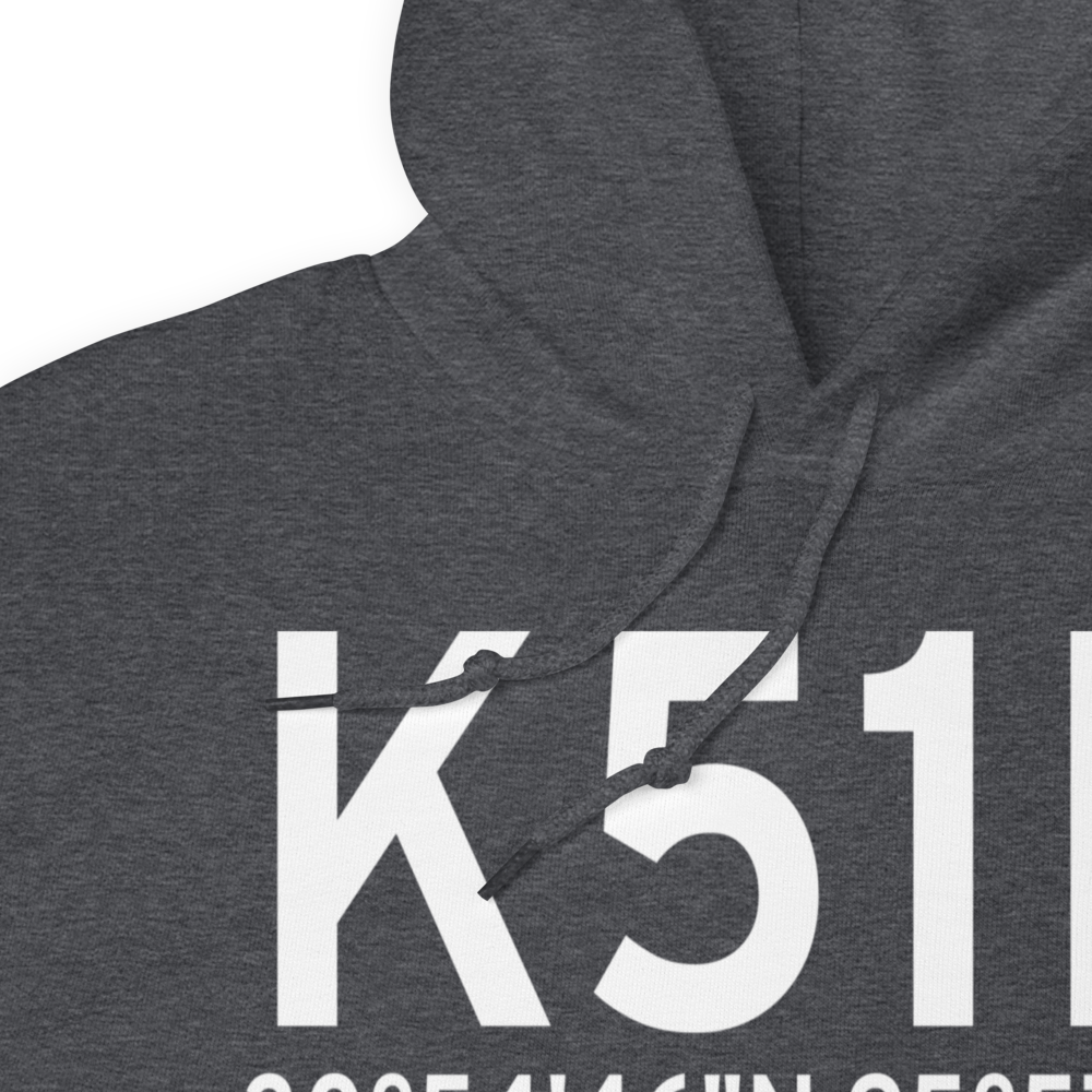 Madisonville Municipal Airport (K51R) ICAO Hoodie Sweatshirt 
