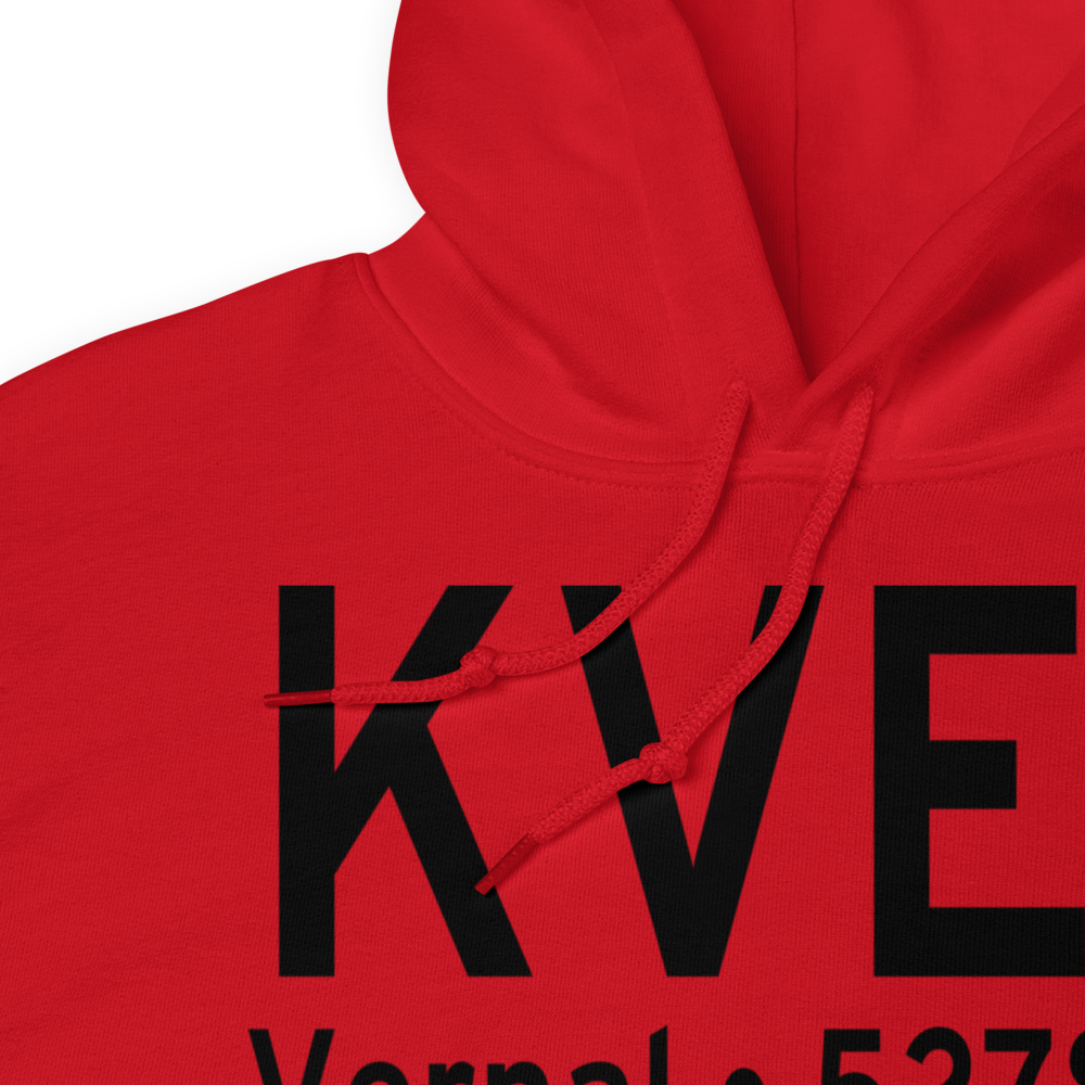 Vernal Regional Airport (KVEL) ICAO Hoodie Sweatshirt 