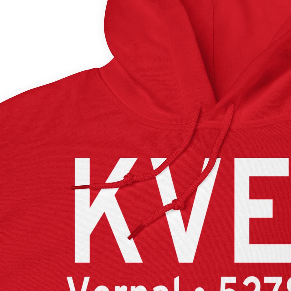 Vernal Regional Airport (KVEL) ICAO Hoodie Sweatshirt 