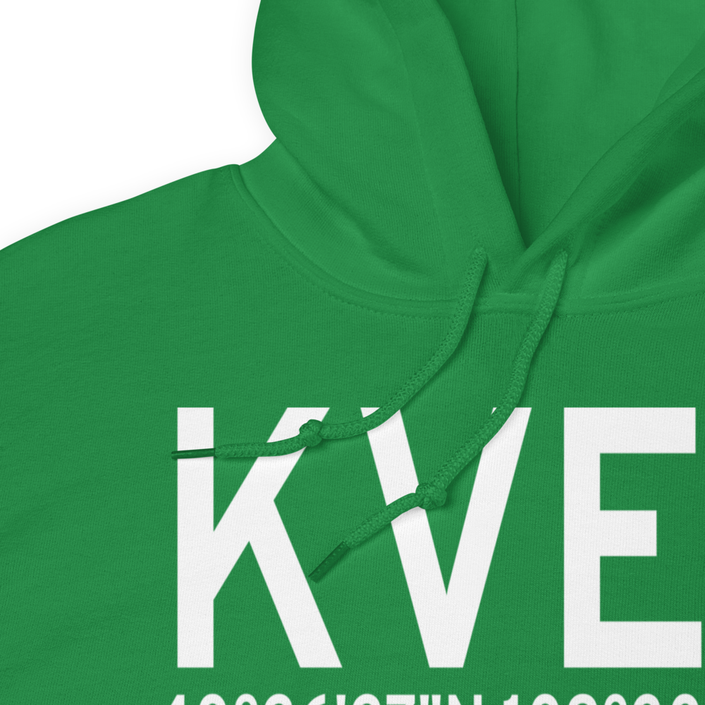 Vernal Regional Airport (KVEL) ICAO Hoodie Sweatshirt 