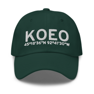 L O Simenstad Municipal Airport (KOEO) ICAO Hat