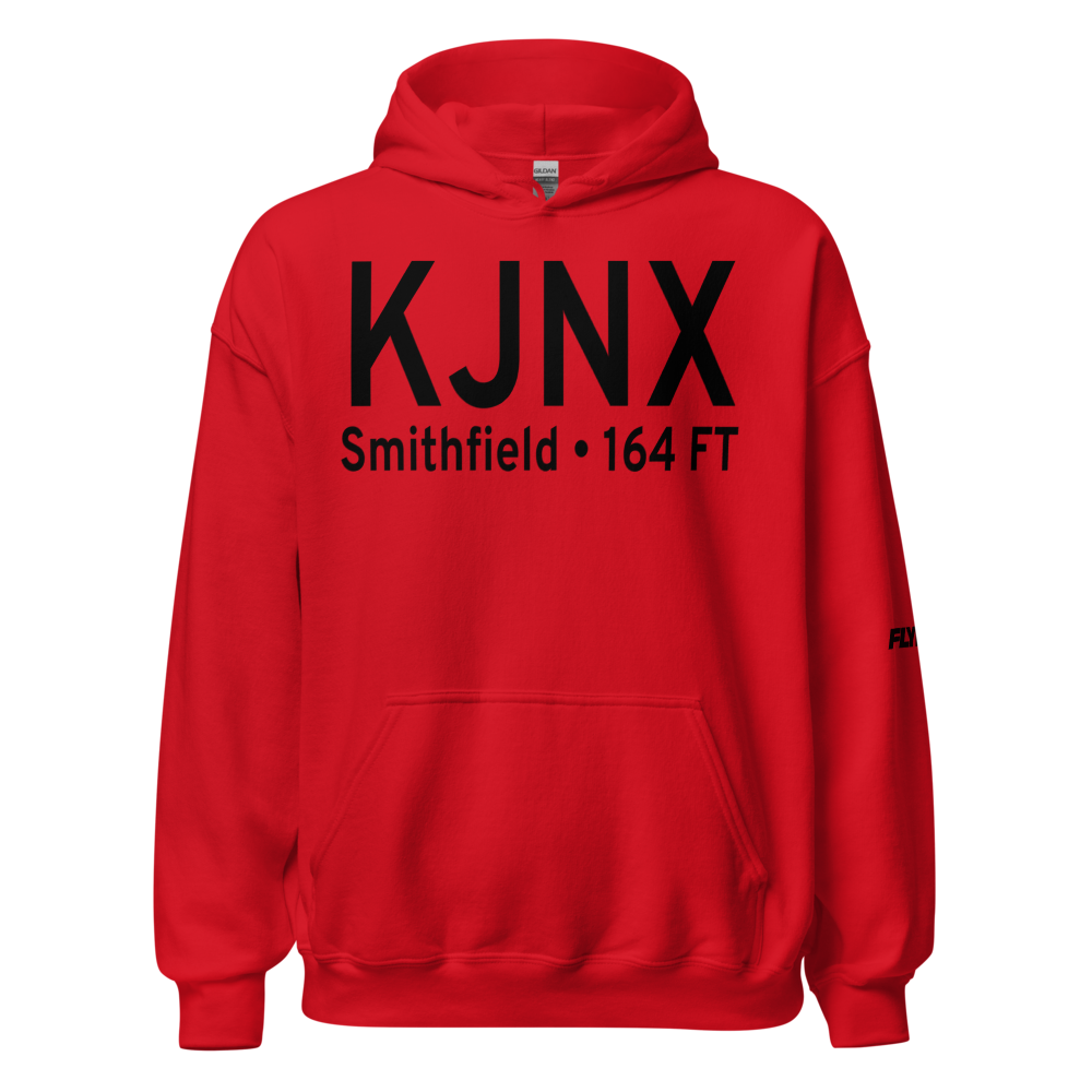 Johnston County Airport (KJNX) ICAO Hoodie Sweatshirt 