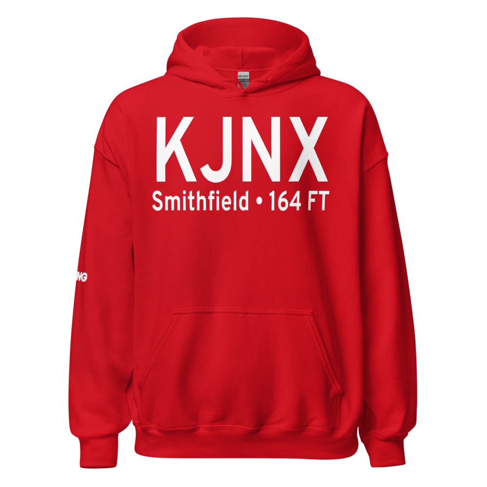 Johnston County Airport (KJNX) ICAO Hoodie Sweatshirt 