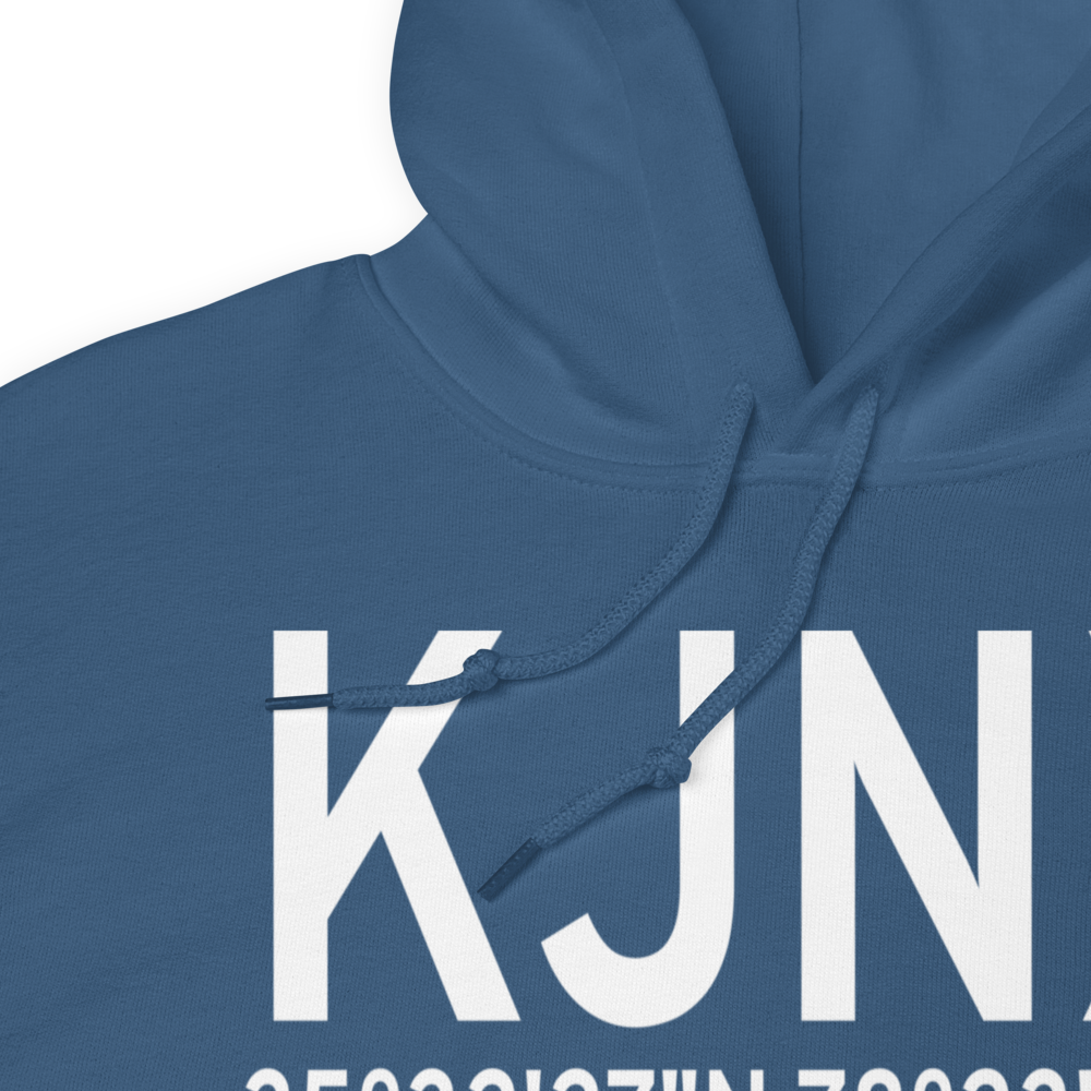 Johnston County Airport (KJNX) ICAO Hoodie Sweatshirt 