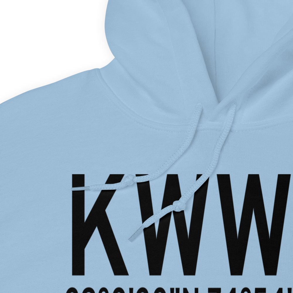 Cape May County Airport (KWWD) ICAO Hoodie Sweatshirt 