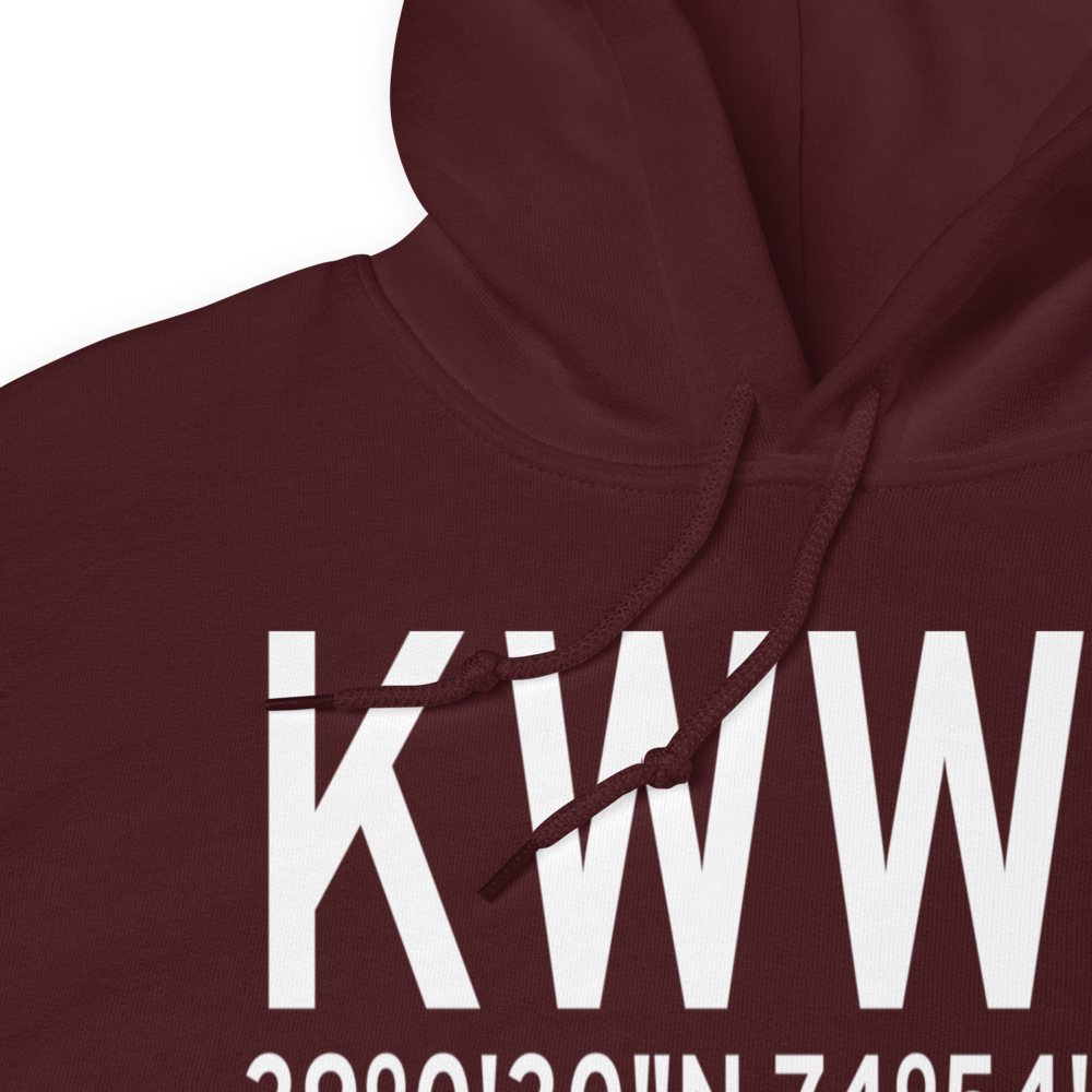 Cape May County Airport (KWWD) ICAO Hoodie Sweatshirt 