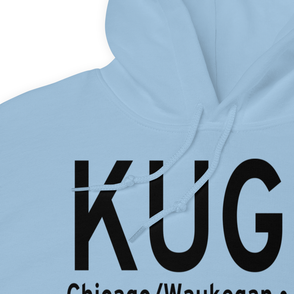 Waukegan National Airport (KUGN) ICAO Hoodie Sweatshirt 