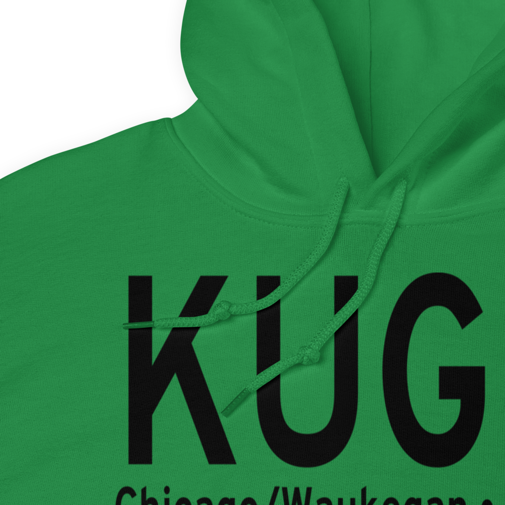 Waukegan National Airport (KUGN) ICAO Hoodie Sweatshirt 