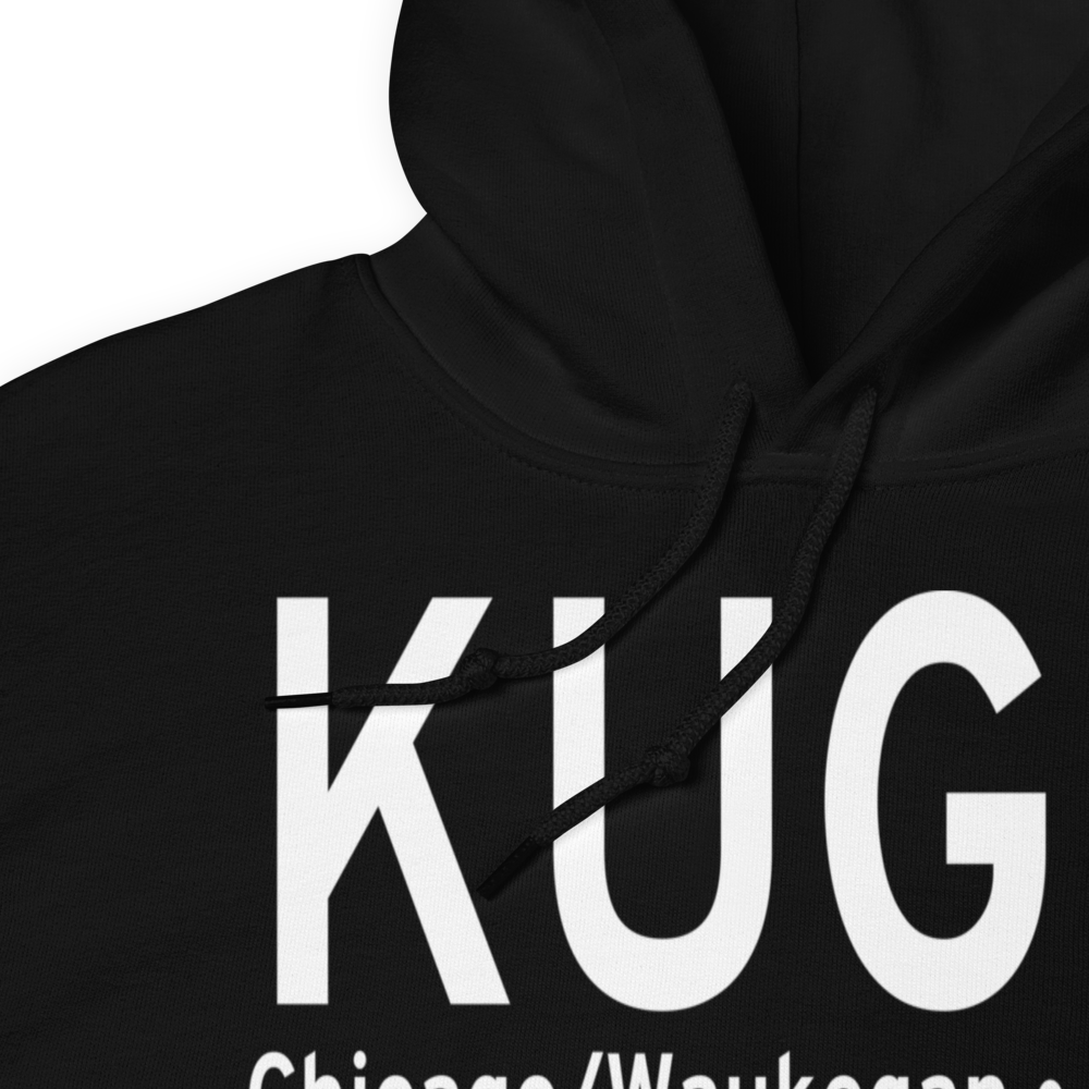 Waukegan National Airport (KUGN) ICAO Hoodie Sweatshirt 