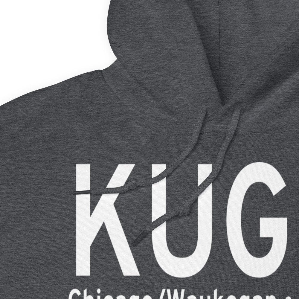 Waukegan National Airport (KUGN) ICAO Hoodie Sweatshirt 