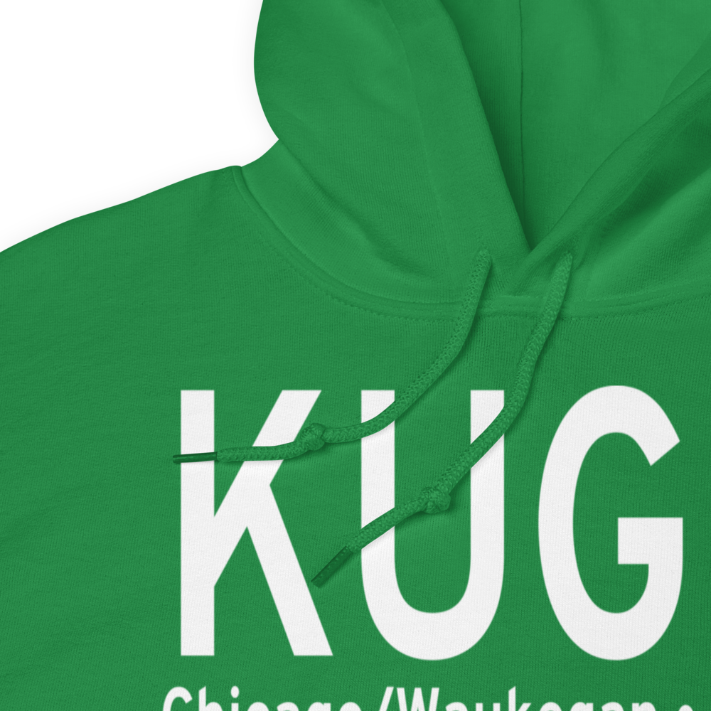 Waukegan National Airport (KUGN) ICAO Hoodie Sweatshirt 