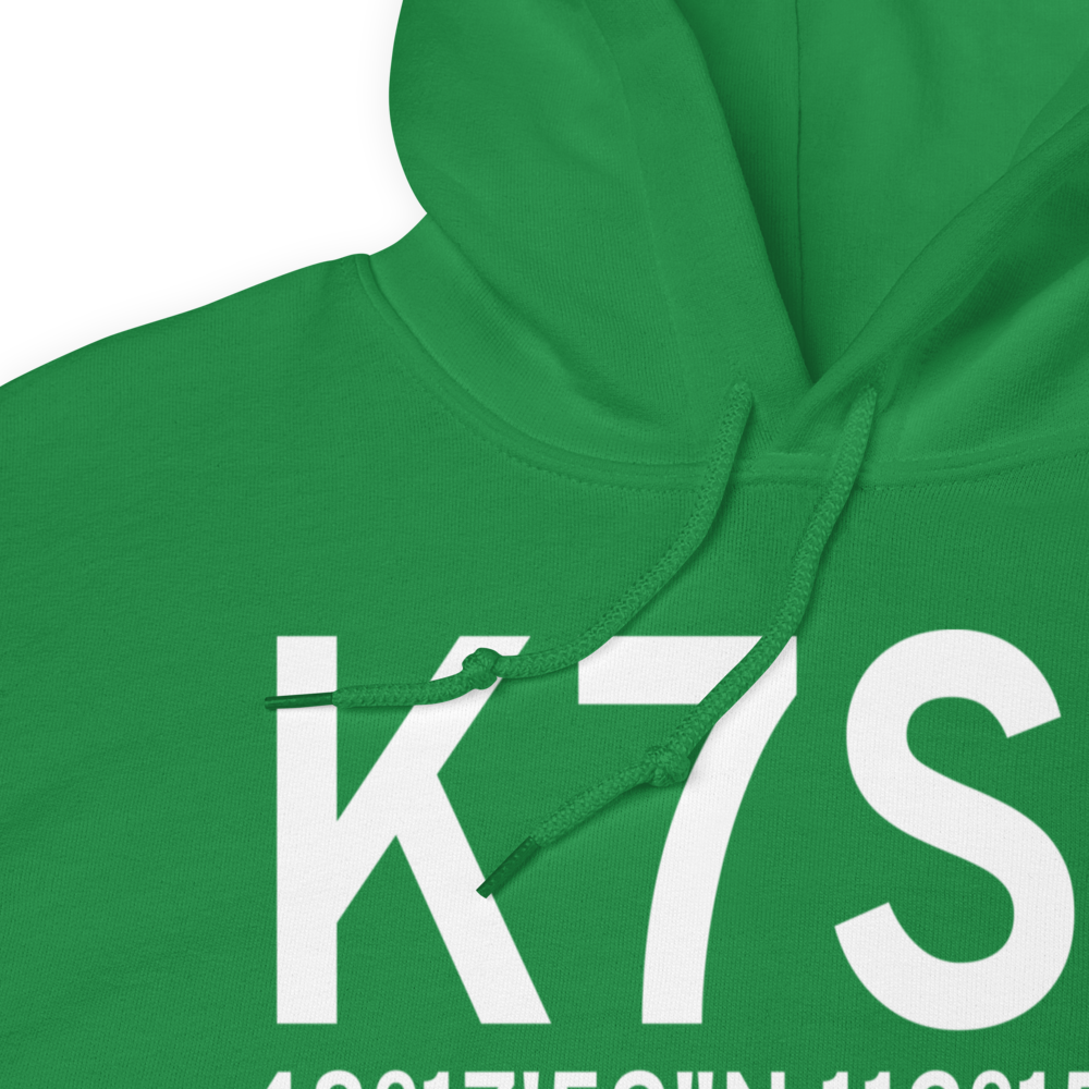 Valier Airport (K7S7) ICAO Hoodie Sweatshirt 