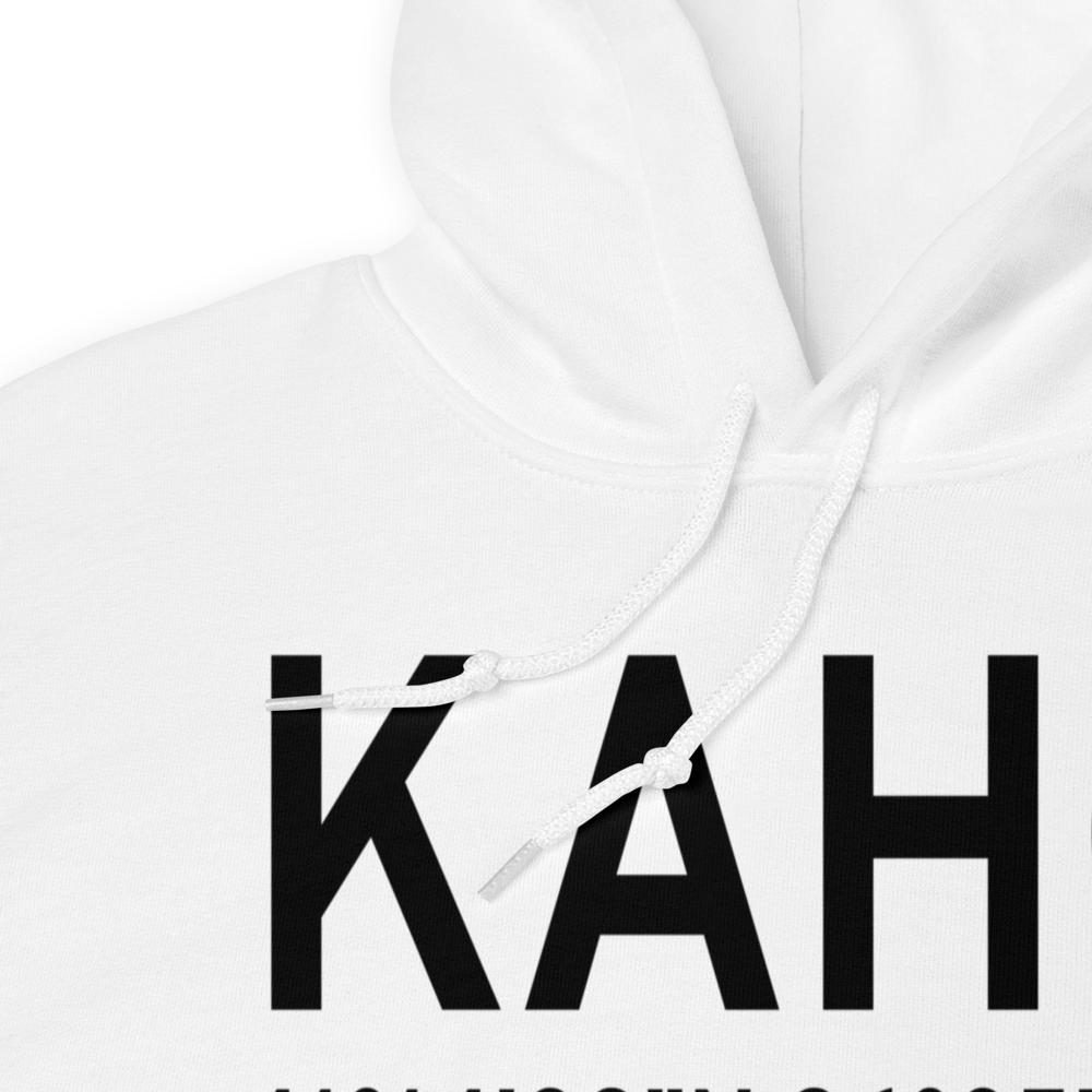 Wahoo Municipal Airport (KAHQ) ICAO Hoodie Sweatshirt 