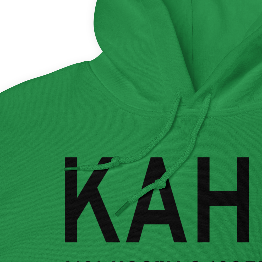 Wahoo Municipal Airport (KAHQ) ICAO Hoodie Sweatshirt 