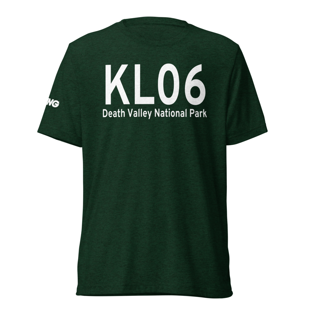 Furnace Creek Airport (KL06) ICAO Tri-blend T-Shirt 