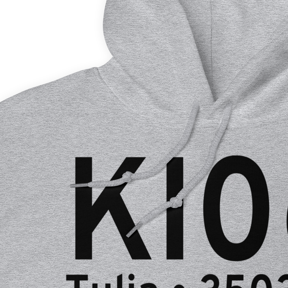 City of Tulia-Swisher County Municipal Airport (KI06) ICAO Hoodie Sweatshirt 