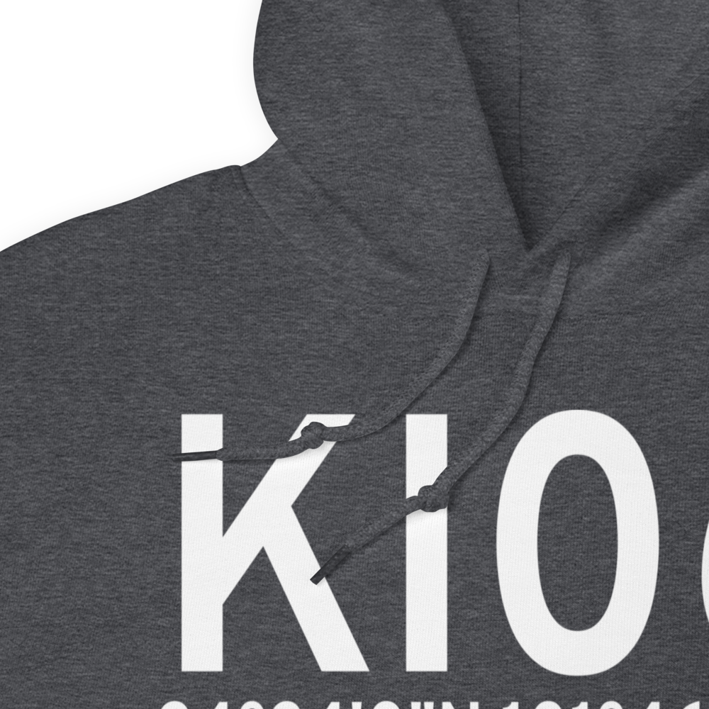 City of Tulia-Swisher County Municipal Airport (KI06) ICAO Hoodie Sweatshirt 
