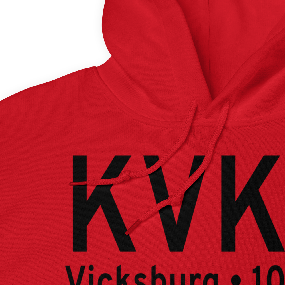 Vicksburg Municipal Airport (KVKS) ICAO Hoodie Sweatshirt 