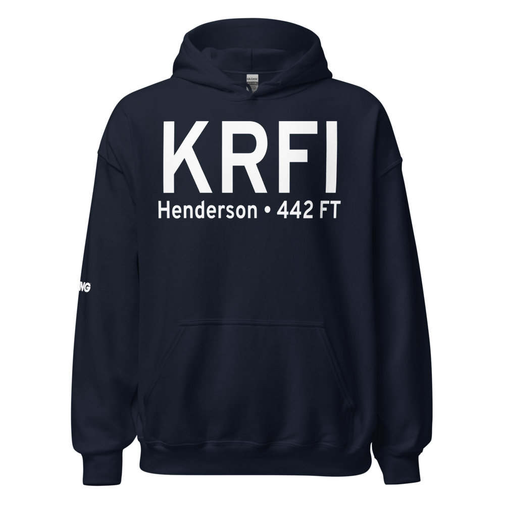 Rusk County Airport (KRFI) ICAO Hoodie Sweatshirt 
