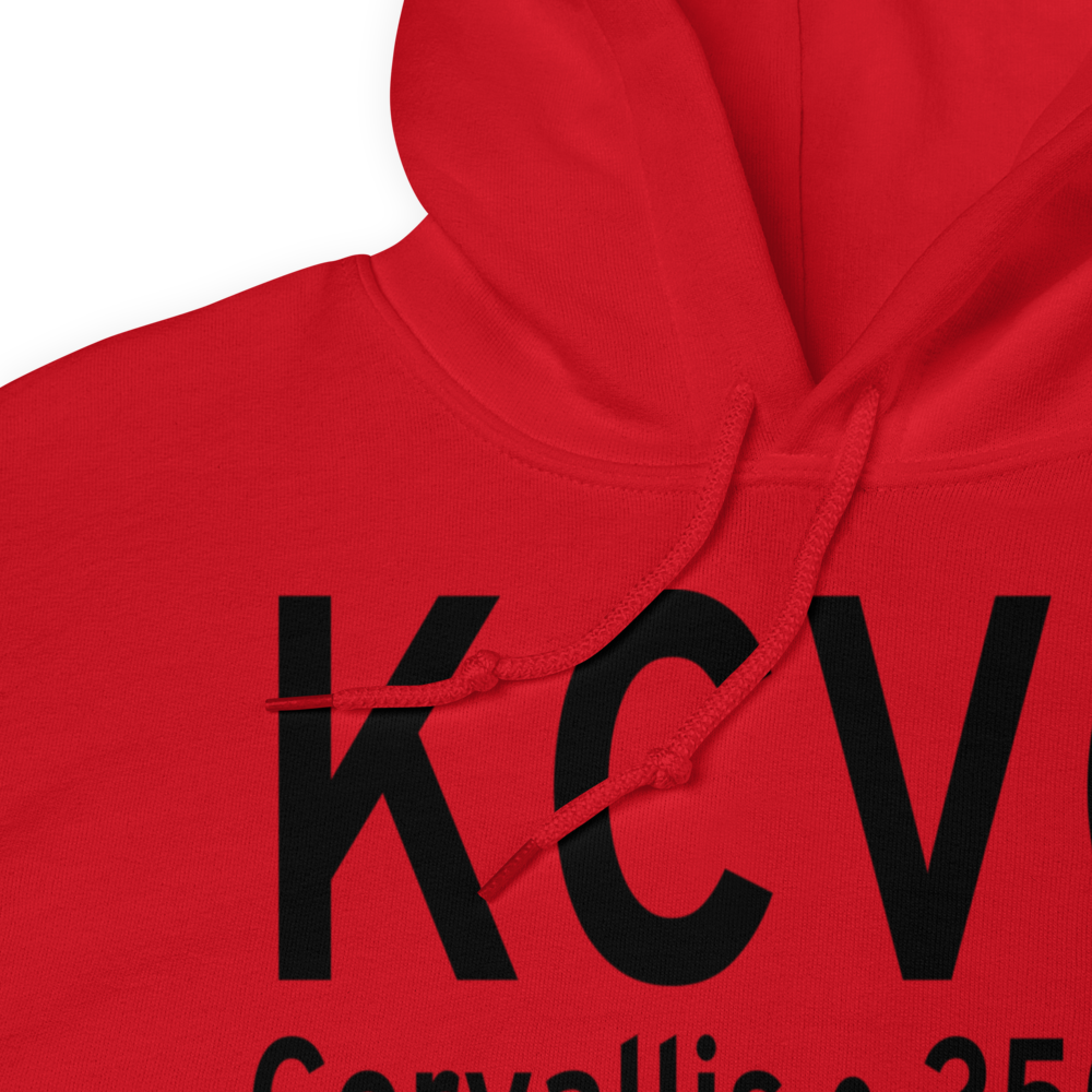 Corvallis Municipal Airport (KCVO) ICAO Hoodie Sweatshirt 