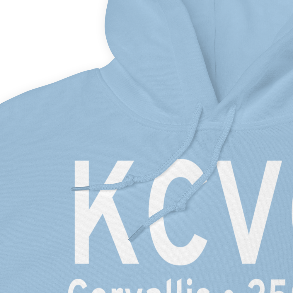 Corvallis Municipal Airport (KCVO) ICAO Hoodie Sweatshirt 
