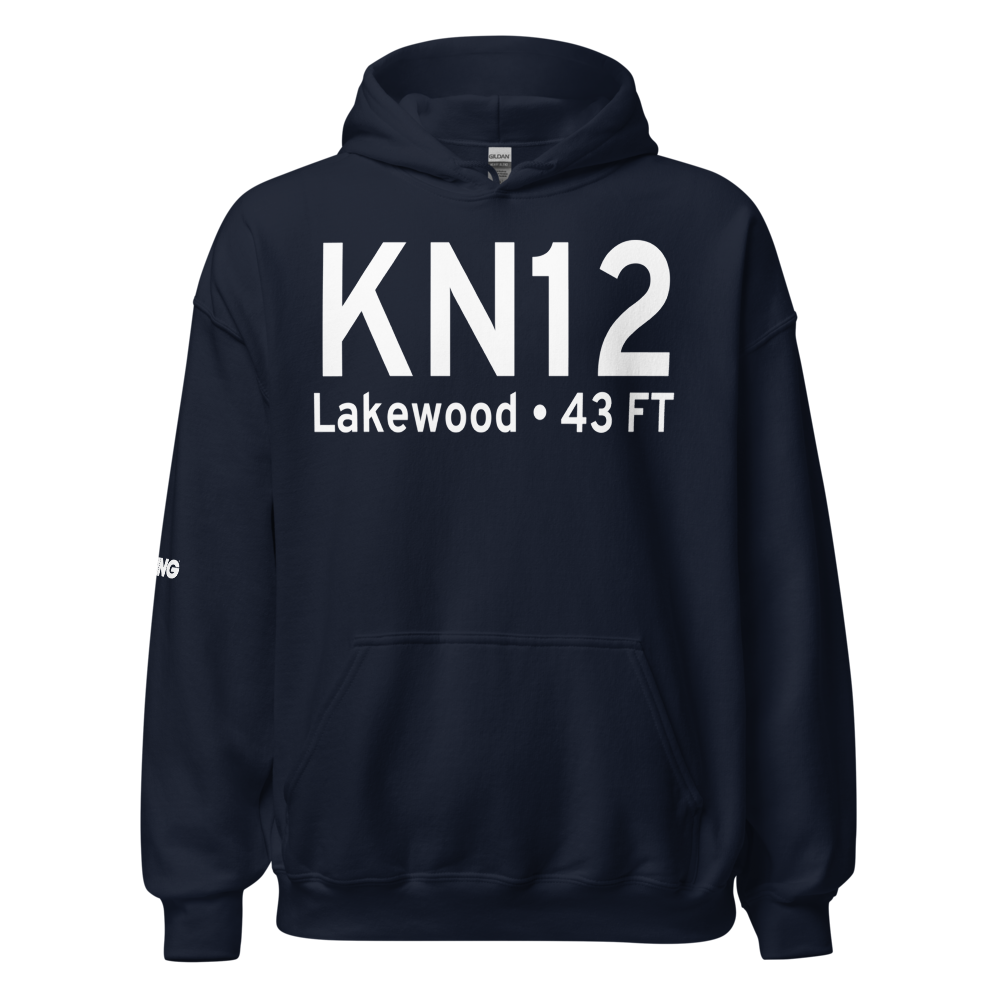 Lakewood Airport (KN12) ICAO Hoodie Sweatshirt 