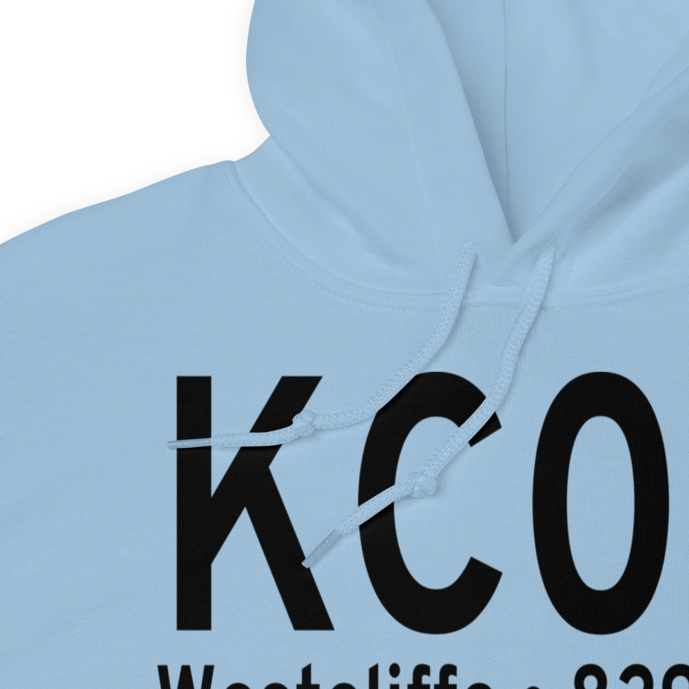 Silver West Airport (KC08) ICAO Hoodie Sweatshirt 