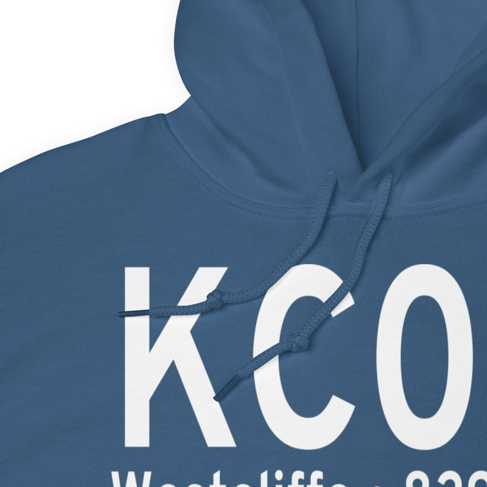 Silver West Airport (KC08) ICAO Hoodie Sweatshirt 