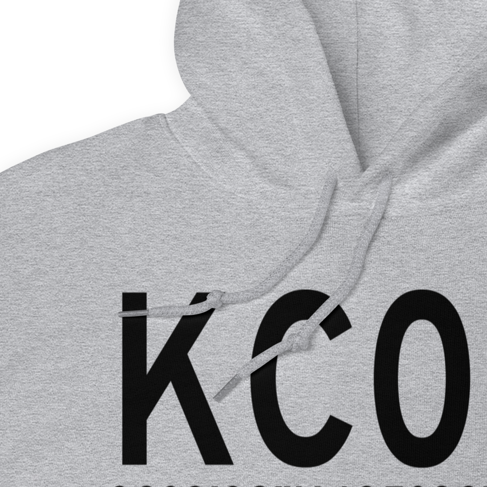 Silver West Airport (KC08) ICAO Hoodie Sweatshirt 